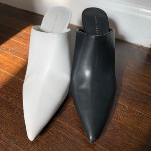 Mismatched Zara Heeled Mules